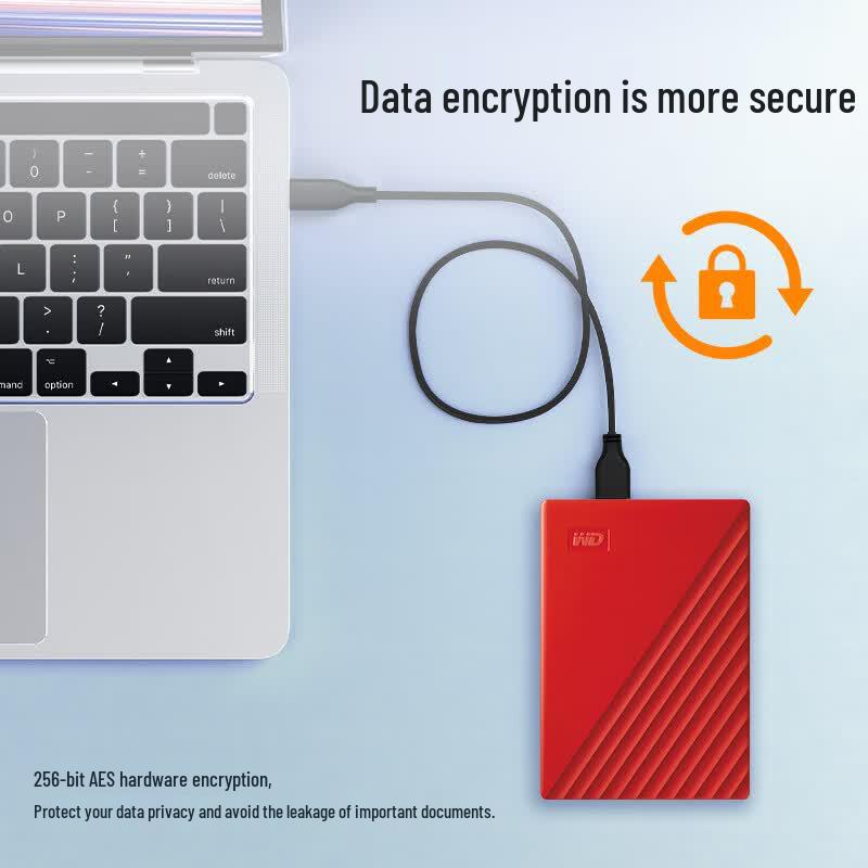 WD My Passport 2TB USB 3.0 Portable External Hard Drive