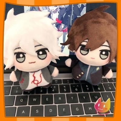 10CM Anime Danganronpa Stuffed Plush Naegi Makoto Nagito Komaeda Printed Body Soft Adorable Starfish Doll Pendant KeyChain Gifts