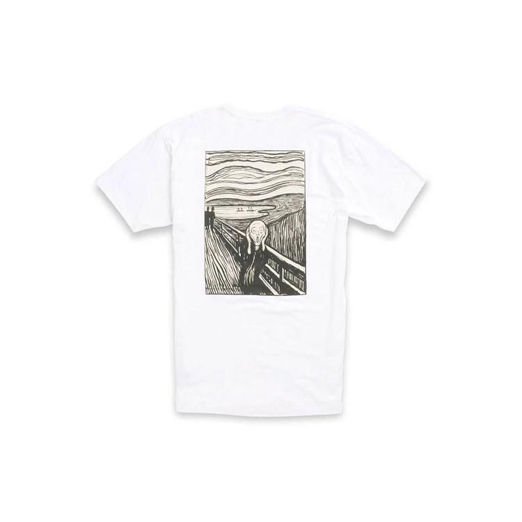 Vans x MoMA Munch T-shirt  White  Men s VN0A4RP61UB S