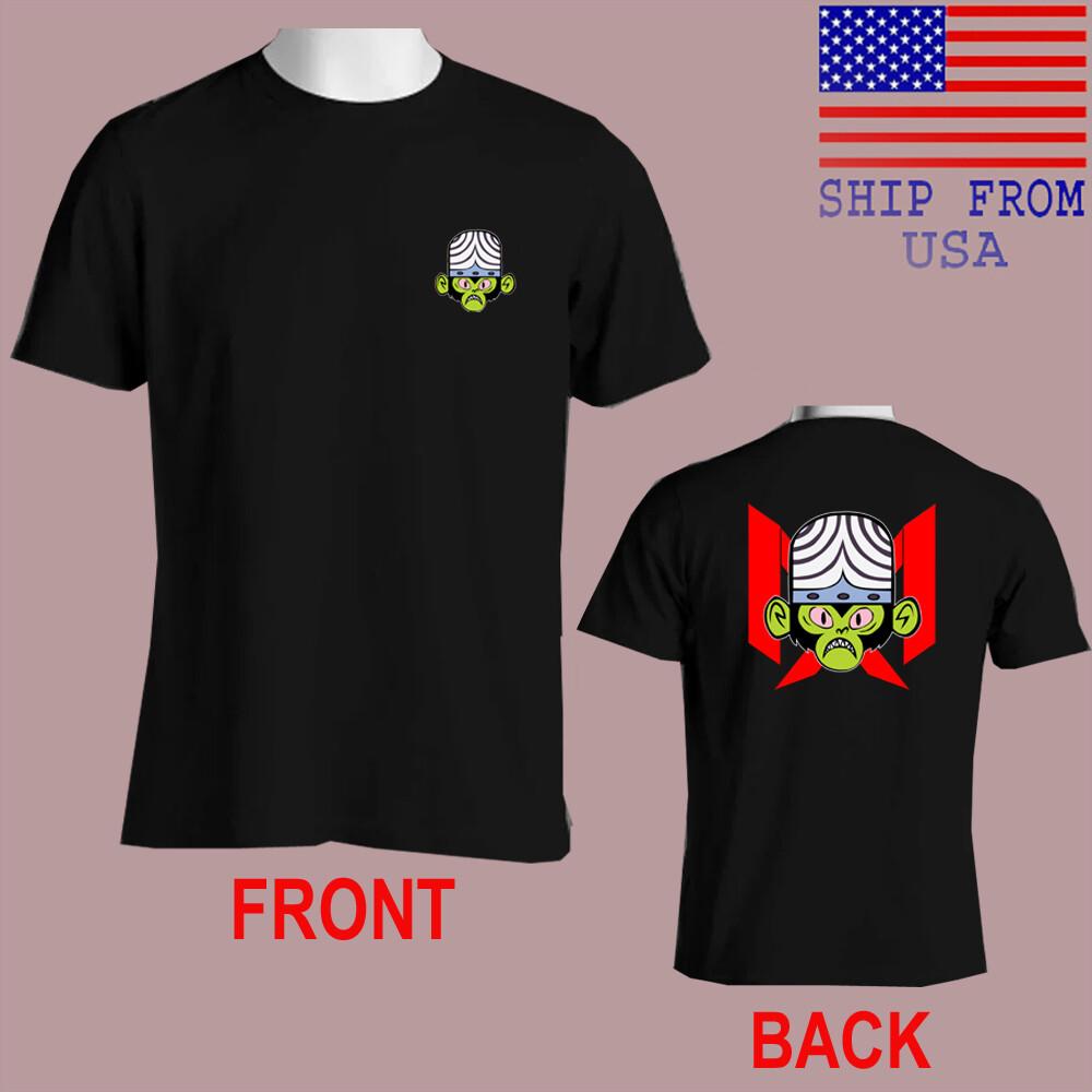Mojo Jojo Head Men#039;s Black Size S5XL Unisex T-Shirt XXL