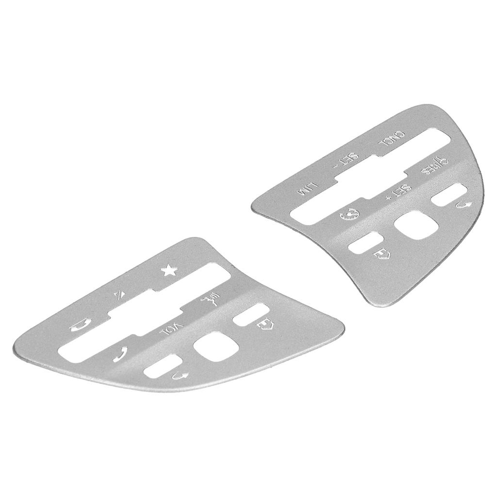 2 Stück Runde Lenkradtasten Zierabdeckung Ersatz für Mercedes Benz A B C E Klasse 2020