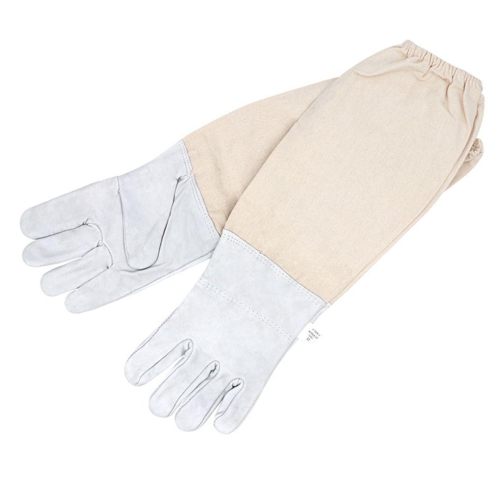 1 Pair Anti-sting Anti-bee Gloves Professional Beehive Tools Beekeeping Gloves  Beekeeping Tools
