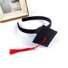 Mini Doctor Hat Graduation Season Mini Doctor Hat Celebrate Party Mini Bachelor Hat Hairpin Small Graduation Hat with Tassels