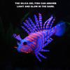 Aquarium Artificial Simulated Silicone Lionfish Luminous Ornament Fish   Decoration