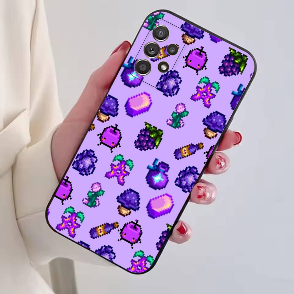 

Funny Game S-Stardew valley Phone Case For Samsung S25,S24,S21,S22,S23,S30,Ultra,S20,Plus,Fe,Soft Silicone Black Cover Samsung S30plus5G