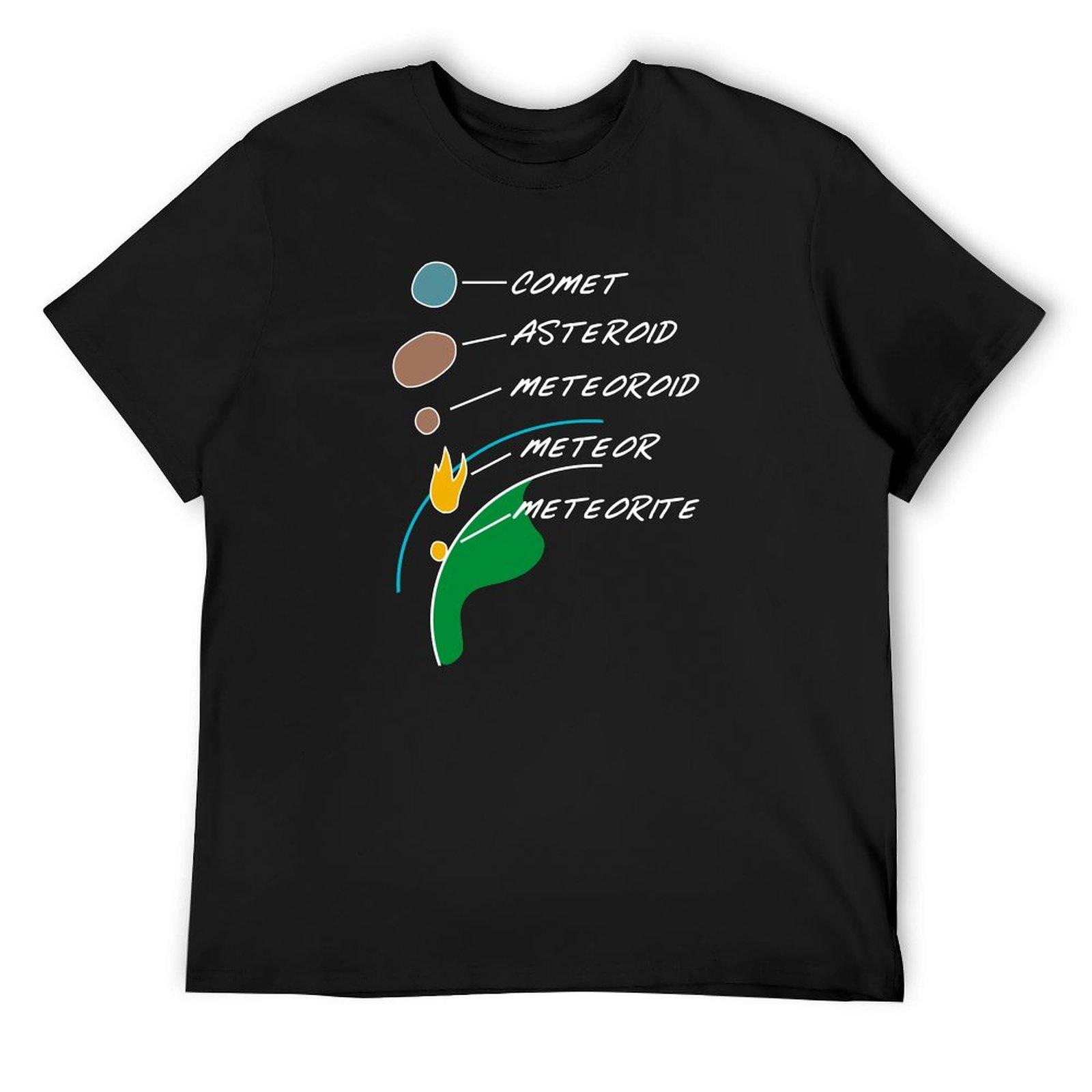 

Comet Asteroid Meteoroid Meteor Meteorite - Astronomy 101 T-Shirt fashion shirts boys whites men clothing 4XL
