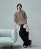 GLW Two-Tone Mixed Half Knit Brown