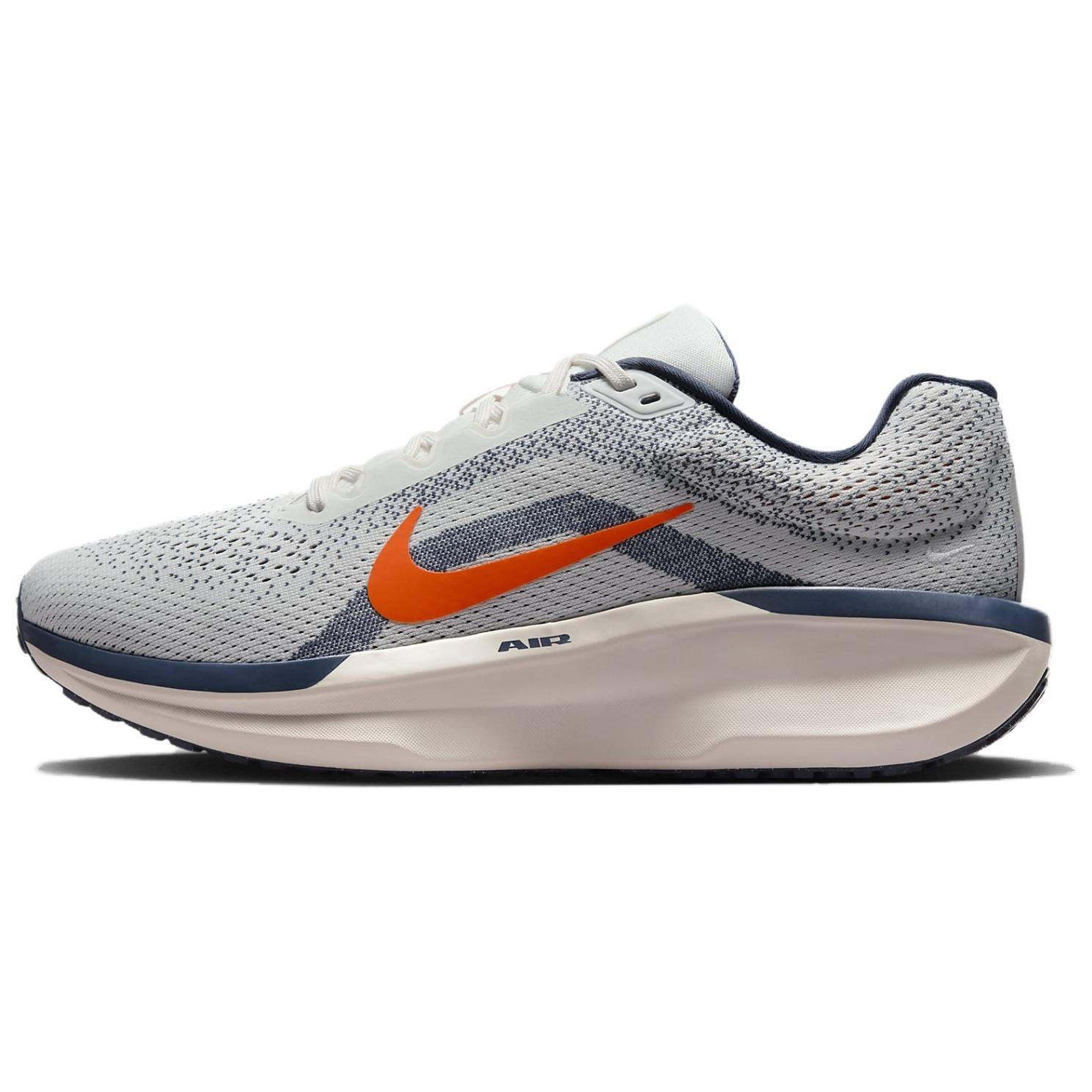 Nike Air Zoom Winflo 11  Sail Thunder Blue Orange  Men s FJ9509-103 EU 41