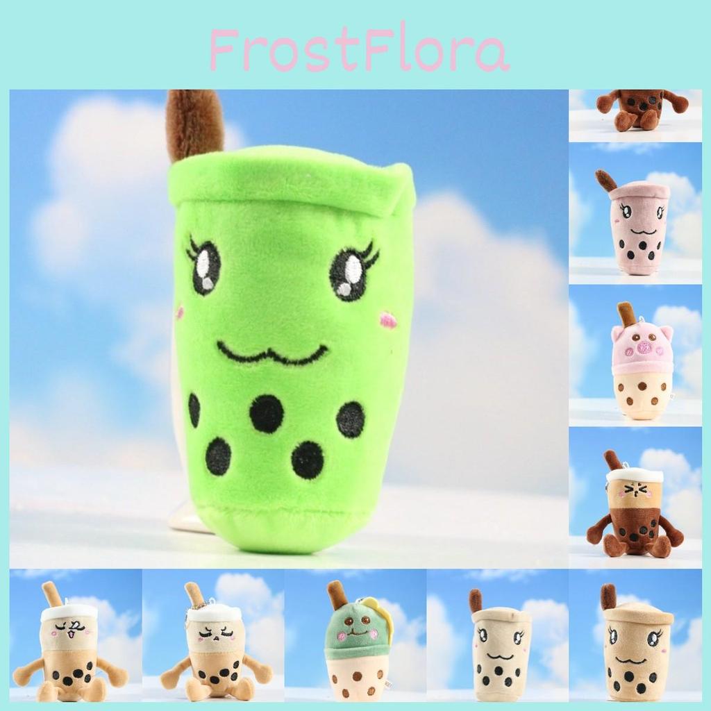 Soft Plush Bubble Tea Boba Cup Keychain Pendant Perfect Gift For Tea Lovers