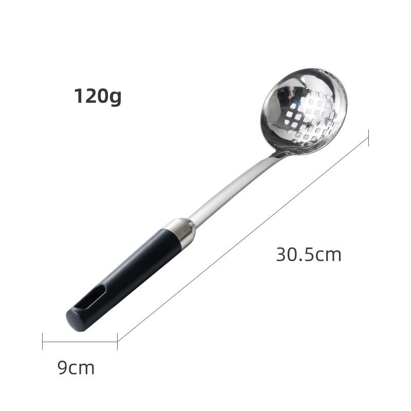 

HANYANG Лопатка из нержавеющей стали, большая ложка для супа, набор кухонных принадлежностей 304, бытовые кухонные принадлежности, лопаточка для жарки, большая ложка для супа F