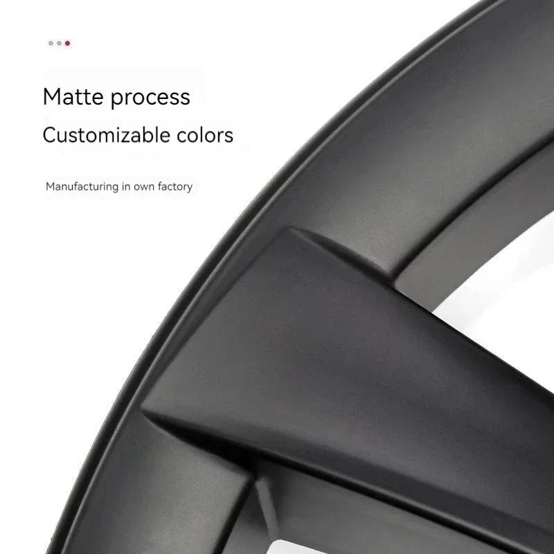 4PCS HubCap Performance Replacement for Tesla Model 3 Wheel Cover 18Inch Automobile Hub Cap Full Rim Cover Accessories 2019-2025