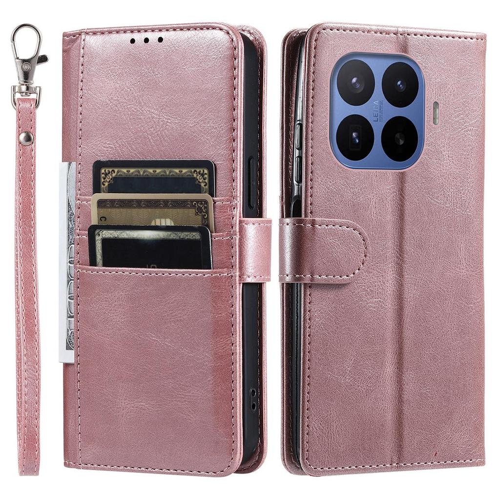 Cover for Xiaomi 17T Pro,17T Retro PU Leather Flip Wallet Phone Case Multi Card Slots