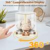 Plush Toy Display Box Pendant Doll Rotating Clear Storage Case Figurines Keychains Blind Boxes Transparent Labvbv Decoration