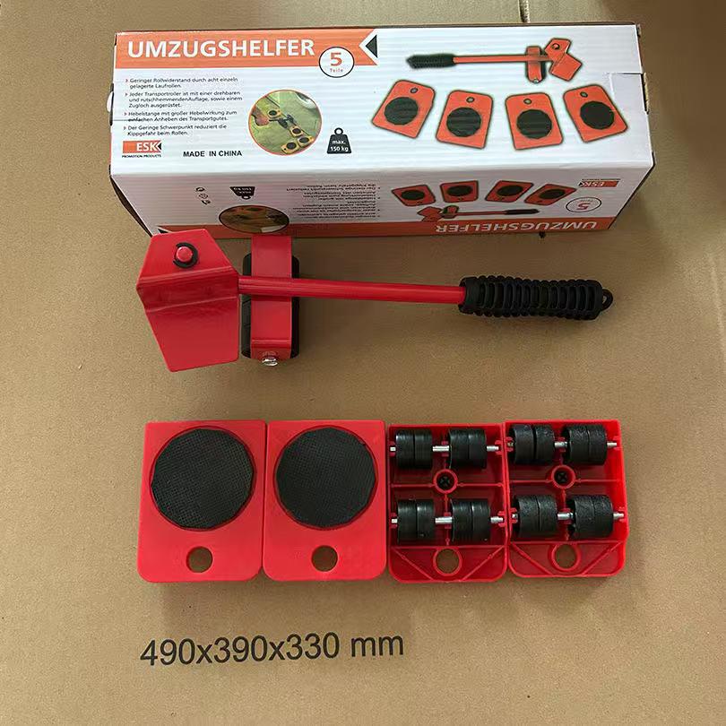 Portable Heavy-Duty Metal Moving Tool for Household Objects