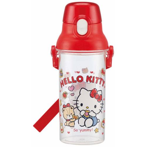 Skater Children's Water Bottle Clear Bottle 480ml Hello Kitty Cookie Sanrio Girl Made in Japan PSB5TR