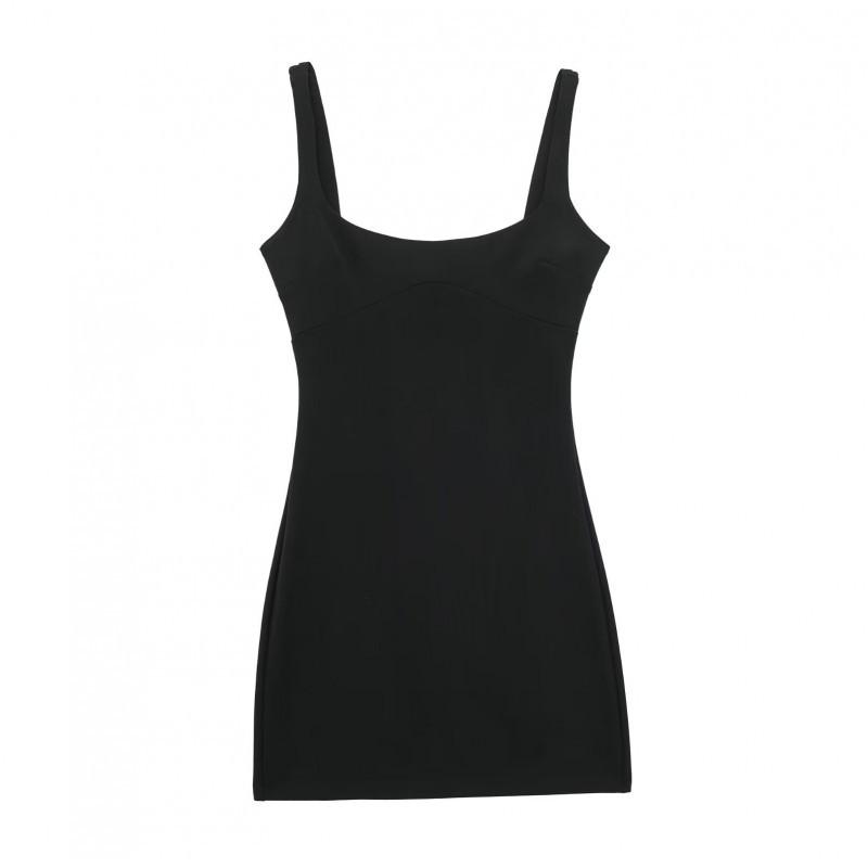 European American Women s Clothing Fashionable Temperament Backless Slim Strap Short Dress L
