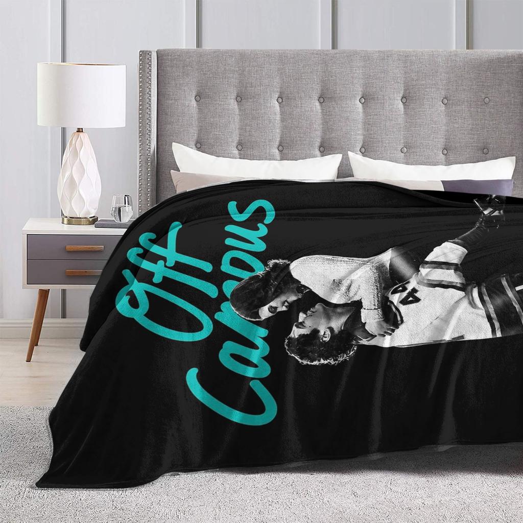 Coperta Movie Off Campus, Hannah Wells Garrett Grahams Coperta in Pile Morbido Vintage per la Casa Autunno/Inverno,