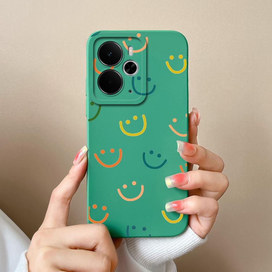 Case For Oppo A5 Pro Realme Narzo 10 30 60 C75x 14X 14 14T P3 For Beautiful Leopard Print Patterns Liquid Silicone Anti Fall Durable Covers Oppo Shell