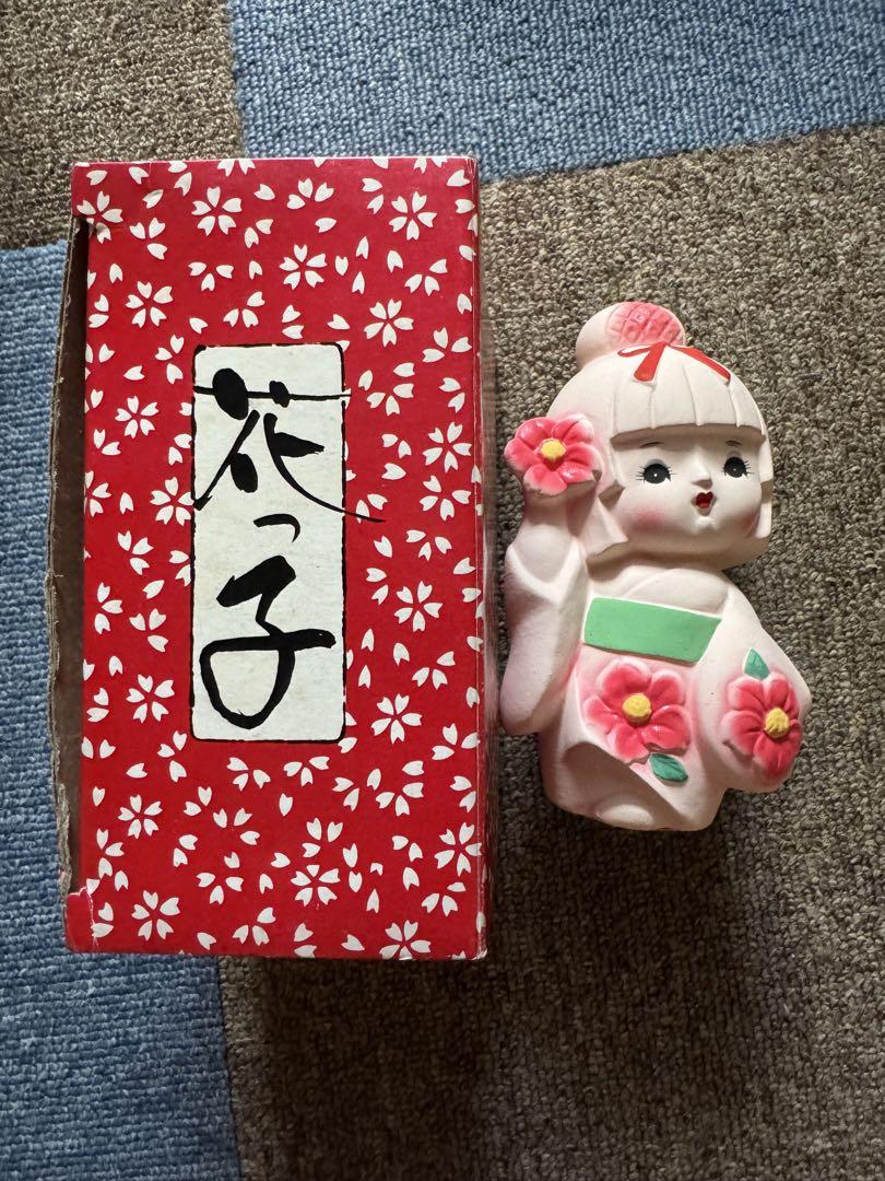 

[Б/У] Мгновенная покупка ОК Кукла Ханако Керамика Керамика В комплекте коробка Сделано в Японии Банко-яки