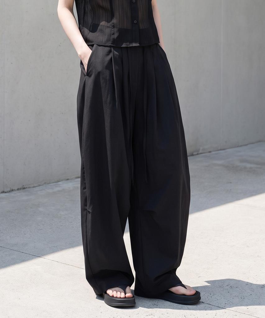 Eilubeu Strap Balloon Pants Aasfpt107B