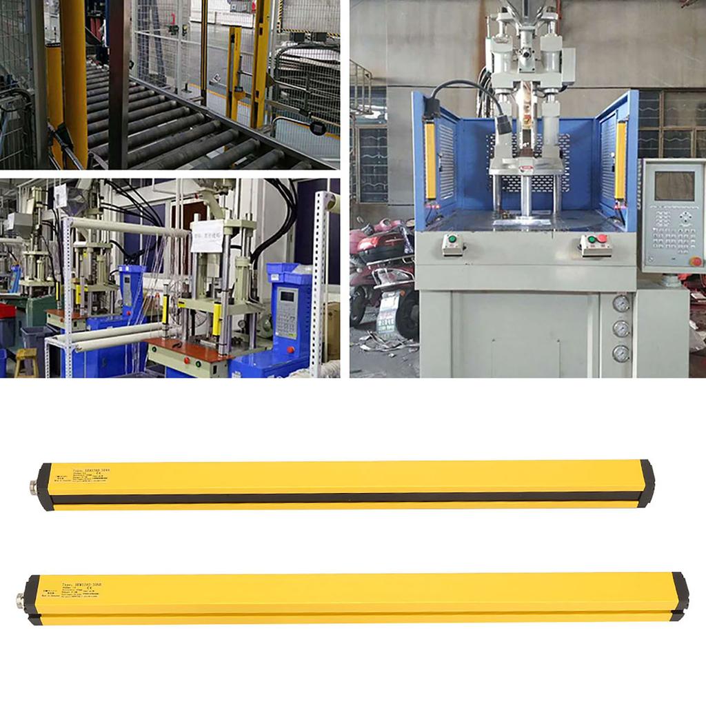 Light Curtain Sensor Switch Safety Light Grating Security Device DC24V(12 Beams BEM1240 30NB)