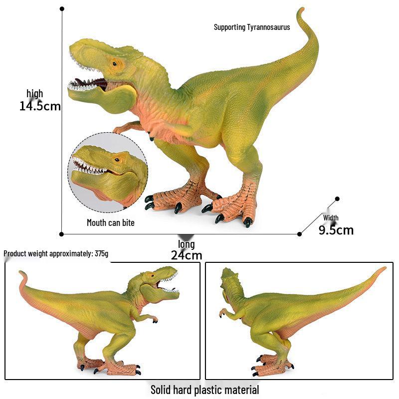 Children's Dinosaur Toy Set: King Kong, Tyrannosaurus Rex, Aurochs, Pachycephalosaurus, Spinosaurus, Therizinosaurus Model.