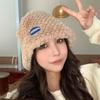 Small Plush Bucket Hat Women's Autumn and Winter Temperament Versatile Warm Ear Protection Bucket Hat Tide