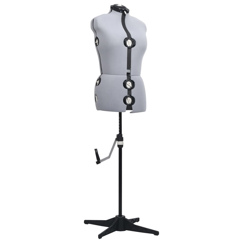 Adjustable Female Dressmaker S Mannequin Grey Size M (40 46)