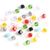 4mm Faceted Diamond Crystal Glass Beads for Handmade Hair Accessories