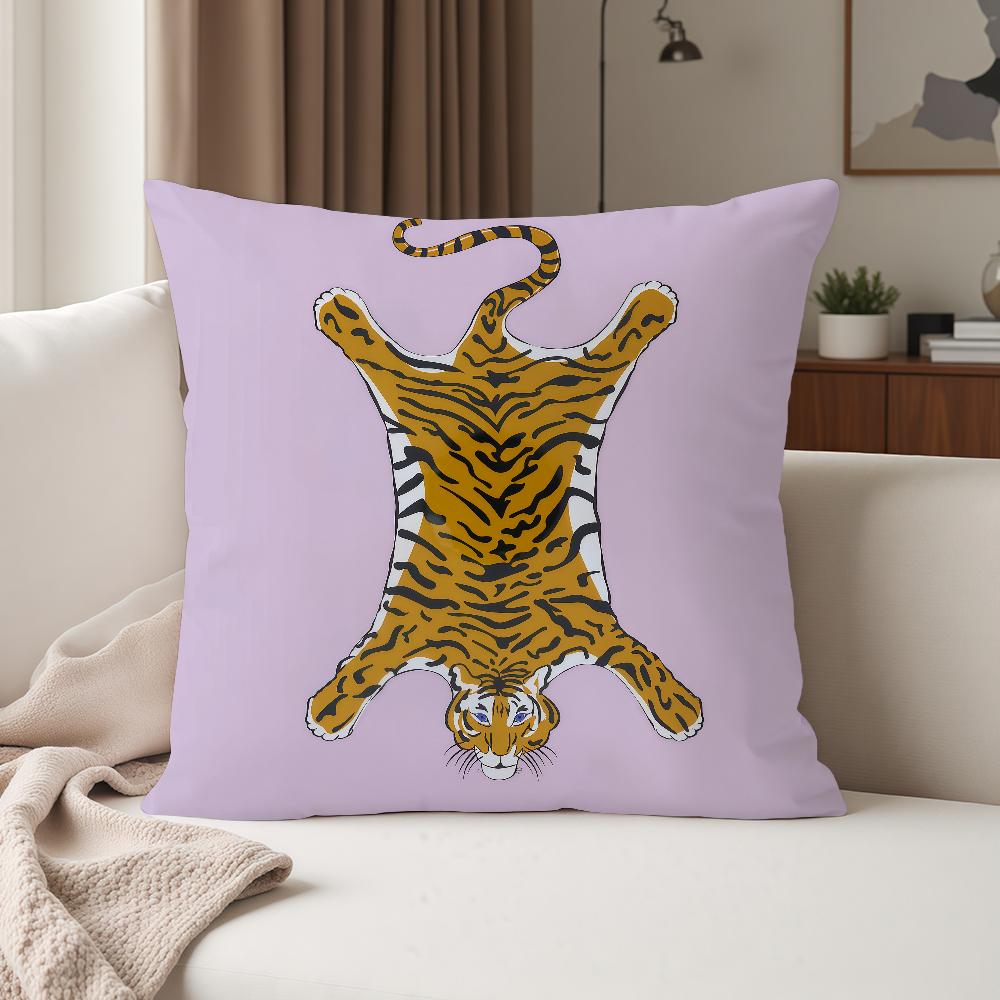 Cooler Tiger J-Jonathan Kissenbezug Geeignet für Schlafzimmer Wohnzimmer Autos Heimdekoration