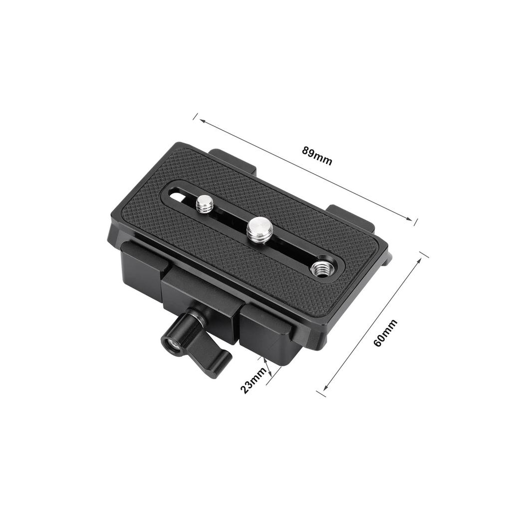 SZRIG DSLR Camera Quick Release Tripod Plate Compatible with Manflot Type Slide Plates for Camera - Rigs.