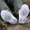 Ice Cleats With 10 Steel Spikes Elastic Silicone Traction Aids For Winter Boots Hiking Shoes Covers Ice Grippers Unisex