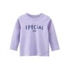 Koreanisches Kinder-Bottom-Shirt Mädchen-Rundhals-Buchstaben-Langarm-T-Shirt