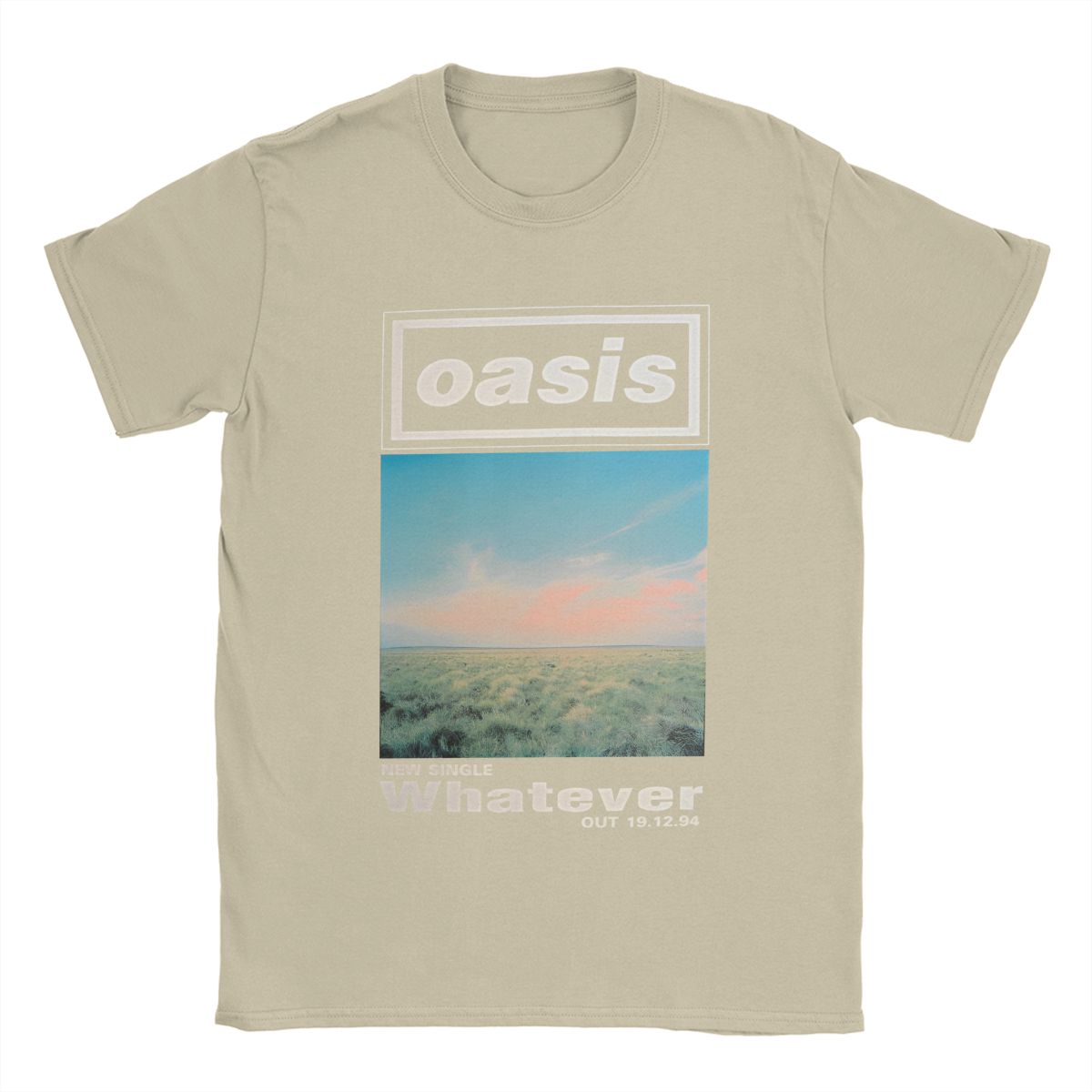 

Мужские футболки O-Oasis Rock 90 s Band Vintage 100% Хлопковая футболка с коротким рукавом Футболки с британскими музыкальными альбомами Одежда с круглым вырезом XL хаки