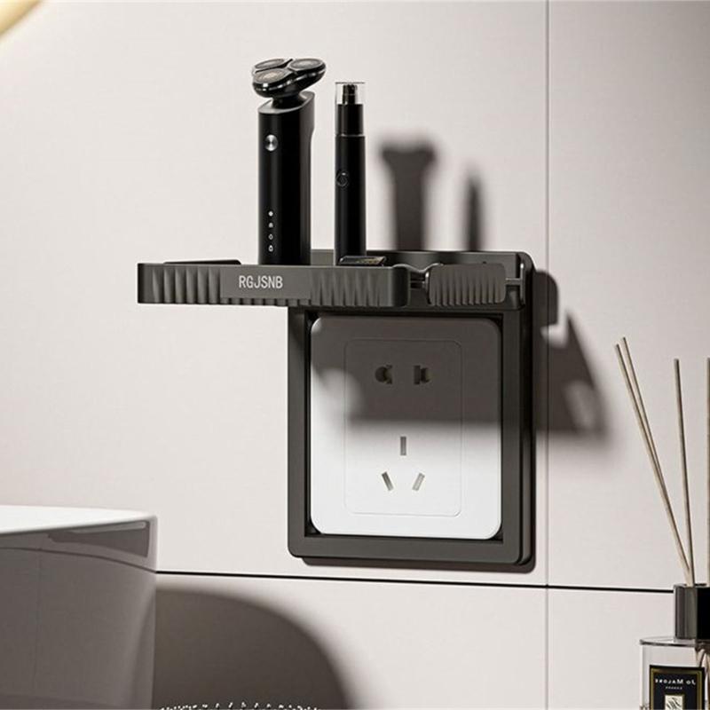 Practical Mobile Phone Stand Mount Convenient Phone Holder Wall Stand Mount Phone Charger Socket Support