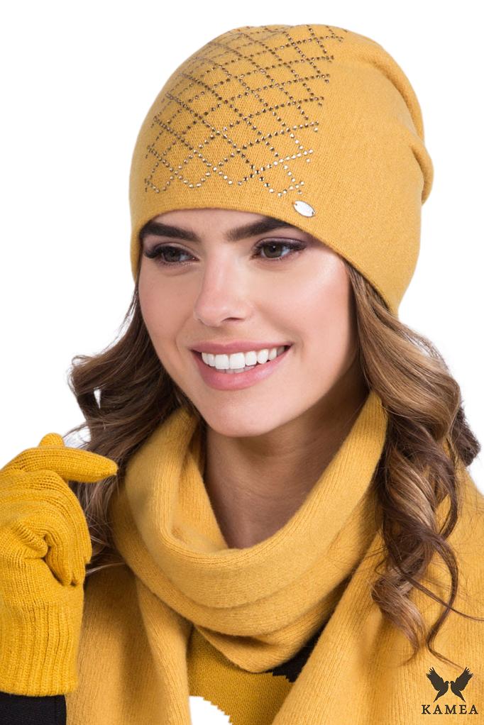Irina Women' Hat Mustard Color