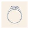 Bulk in Stock 925 Sterling Silver VVS D Five Stone Moissanite Ring for Women Engagement Wedding Diamond Ring