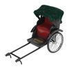 Simulation Rickshaw Model Toy Alloy Delicate Details Exquisite Workmanship Jinrikisha Decoration for Home Decoration