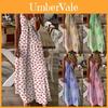 Women's Boho Floral Strappy Dress Oversized Maxi Kaftan For Summer Beach Parties