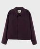 Pref Purple Cotton Twill Trucker Jacket
