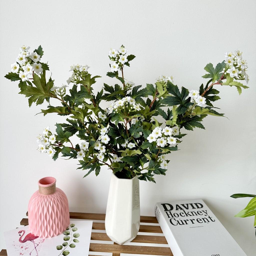 Winter Flower Artificial Pot Kalanchoe Wedding Hotel Restaurant Desktop Ornament