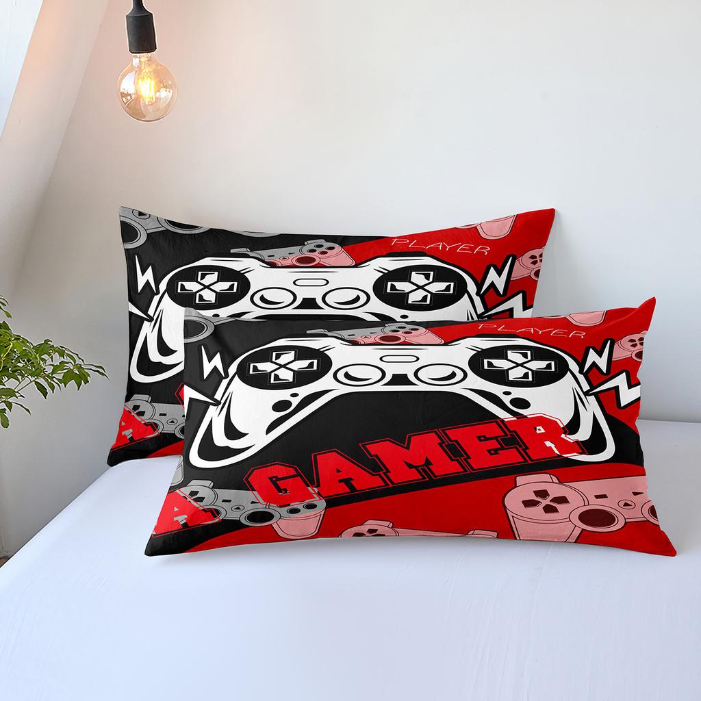 Three-Piece Quilt Cover Gamepad Kit 3D Digital Printing Bedding Sheets