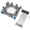 Adjustable Washing Machine Base Multi Functional Adjustable Base with Brake for Dryer Refrigerator