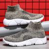 Scarpe da Corsa High-Top Slip-On in Mesh Flyknit da Uomo 2026 - Calzature Sportive Casual Autunnali Comode