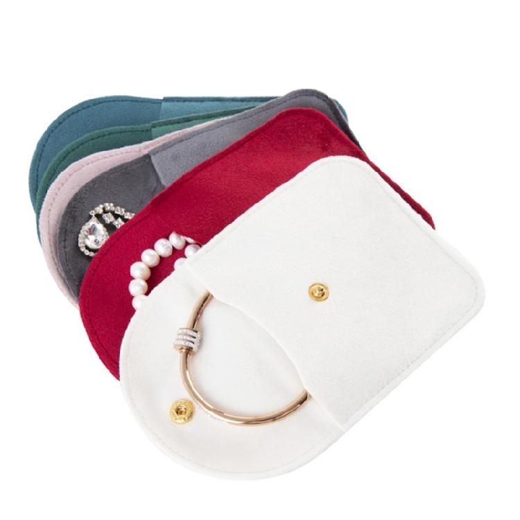 Chic Jewelry Packaging Bag Portable Necklace Bracelet Rings Earrings Organizer