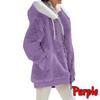 Women's Autumn/Winter Plush Zip-Up Hooded Jacket