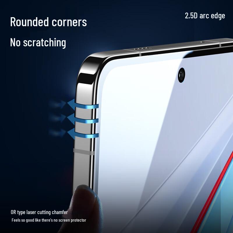 Flash Magic iQOO Tempered Glass Screen Protector