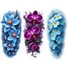 3pcs Temporary Tattoo Floral Tattoos Realistic Temporary Tattoos Nature Designs Flower Patterns For Adult Male Back
