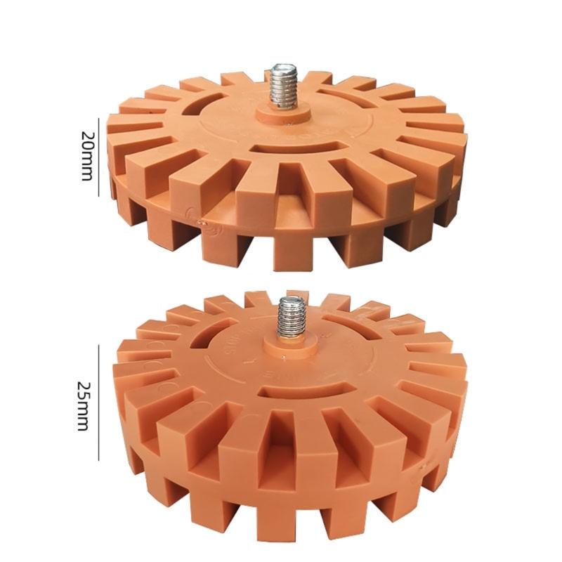 Easy To Use Adhesive Eraser Remove Wheel Sturdy Rubber Wheel for Effortless Removal of Decals and Tape Residues On Car
