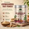 SAPTAMVEDA Premium Organic Ashwagandha Powder 200gm Tin | Withania Somnifera | For Men And Women